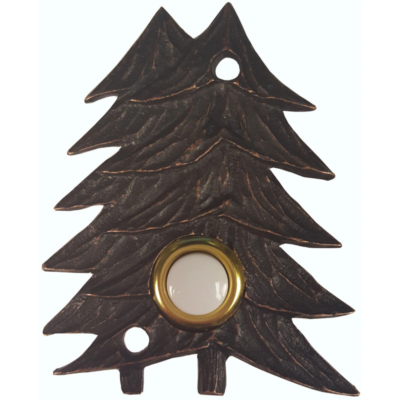 Large Twin Pines Door Bell, Oil Rubbed Bronze, Model 920ORB